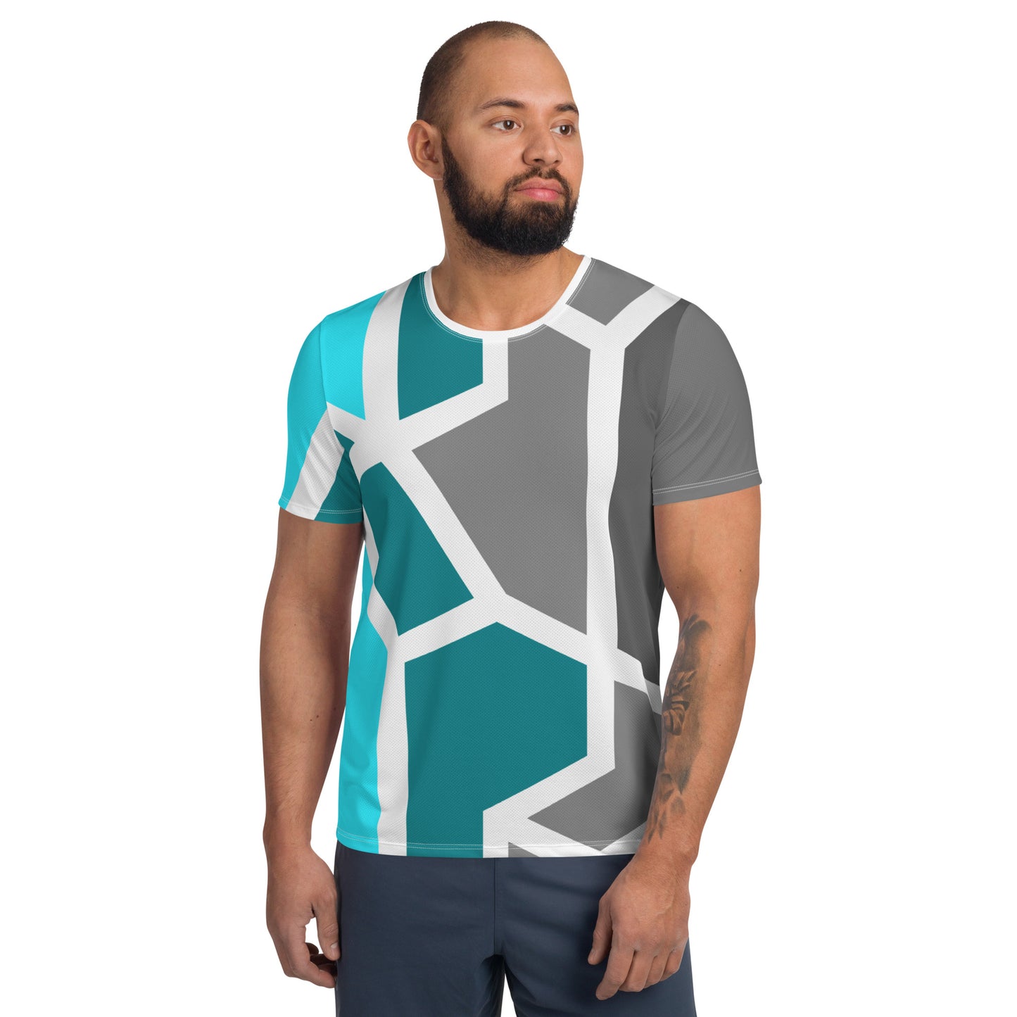 All-Over Print Men's Athletic T-shirt